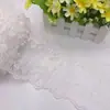 Encaje de Malla Bordada de Venta Caliente en Stock para Zapatos de Casa, Sombreros y Accesorios, Ancho del Encaje Aproximadamente 12 cm