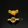Colector de Calefacción por Suelo Válvula de Bola Tipo Mariposa Perilla de Interruptor Recto Manija Geotérmica Llave Accesorios Colección