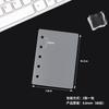 M5 Loose-Leaf PVC Transparente Caso Bonito 5-Hole Colorful Stars Tri-fold Hand Ledger Portátil Notebook Pocket Notebook