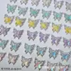 Colgante de Flor de Mariposa Colorida Fantasía Material para Manualidades con Cuentas Pulsera Collar Pendientes Joyería Accesorios de Cuentas Sueltas