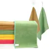 Paño de limpieza de microfibra con rayas verticales para cocina del hogar, sin pelusa y fácil de limpiar, directo del fabricante, 270g