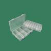 Caja de almacenamiento con rejilla 10 rejillas 15 rejillas 24 rejillas 36 rejillas caja transparente caja de herramientas plástico caja pequeña caja de almacenamiento de piezas