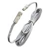 Luminária para armário de roupas 1 metro 2 metros Fio DuPont Fio de sinal de 3 fios Acessórios plug-in de alimentação LED Lâmpada 2835 com junta sem solda