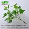 Planta de Simulación Planta Verde Planta en Maceta Hoja Falsa Decorativa Trepadora de Siete Brazos Planta de Hoja de Camote Muro de Plantas Flor Falsa