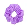Anillo de Pelo de Intestino Grande de Color Puro Personalizado Transfronterizo Amazon Anillo de Pelo Elástico de Satén Venta al por Mayor Accesorios para el Cabello Diadema 095