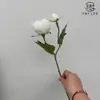 2 peonías artificiales, flores artificiales realistas de alta gama para decoración del hogar y arreglos florales de hotel