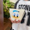 Bolso Pequeño Nuevo para Niños Femenino Muñeca de Dibujos Animados Lindo Bolso de Paja Bolso Tejido Viaje a la Costa Bolso Cruzado Pequeño de Paja