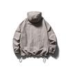 Vestido de verão do sul 2024 outono novo japonês costura dividida anel de metal jaqueta com capuz casual jaqueta solta para homens