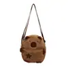 2024 Nuevo Estilo Distintivo Linda Capibara de Peluche Cadena de Peluche Bolso Pequeño Bolso de Hombro Bolso de Mujer
