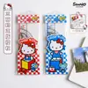 Set de reglas genuinas Sanrio de 20 cm, con la serie de dibujos animados Hello Kitty, adecuado para estudiantes de primaria y secundaria, y para uso de oficina como papelería, incluyendo una escuadra.
