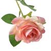 Simulação flanela flor rosa chifre rosa flor artificial casamento casa Dia dos Namorados decoração sentir buquê parede de flores