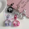 Chaveiro Pingente Minimalista Doce Legal 3D para Fone de Ouvido Estilo Cool Criativo Acessório de Bolsa para Fone de Ouvido Presente para Melhor Amigo