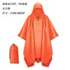 Toldo Personalizado para Comércio Exterior Poncho Capa de Chuva Três em Um Adulto Outdoor Caminhada Montanhismo Ciclismo Leve Portátil Multifuncional