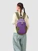Mochila de Ombro Duplo Leve para Viagem ao Ar Livre, Cor Blocada Nova, Versátil, Fashion, Uso Diário, Estudante, Escola, Transfronteiriça, Feminina