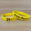 Pulsera deportiva de silicona con diseño de la estrella de baloncesto de la NBA, Kobe James, Curry Owen, con pequeños ventiladores fluorescentes luminosos.
