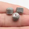 11X11X9Mm 1.6g Cor Prata Antiga Acessórios Populares Europeus e Americanos para DIY Chapéu com Borla Pontilhada