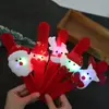 Pulsera de Anillo a Presión Navideña Dibujos Animados Navideños Anillo a Presión Regalo Infantil Luminoso Anillo a Presión Anillo a Presión Navideño de Felpa