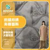Los fabricantes procesan telas de algodón acolchadas y bordadas, ropa de algodón, parkas, chaquetas de plumas Bosideng, productos semiacabados