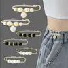 Hebilla de cintura para pantalones, cambio de cintura, pequeño artefacto, pasador de cintura para pantalones, hebilla de broche antiluz fija para pantalones, hebilla de ajuste de falda