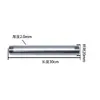 Sección corta de tubo de acero galvanizado en caliente 4 6 engrosada 15 rosca externa conector doble grifo de extensión rosca de tubería de agua potable