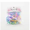 Sj926 Estilo coreano fuerte tirón continuo desechable banda de goma para el pelo de niños banda de goma colorida puesto de Yiwu 2 yuanes al por mayor