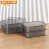 Caja de almacenamiento transparente para el hogar, caja de plástico para guardar juguetes y snacks, tamaño grande, engrosada, organizador de ropa para armario, cesta de almacenamiento