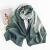 Bufanda de Moda para Commuter de Mujer, Nuevo Estilo Otoño e Invierno, Color Degradado, Chal Elegante Estilo Femenino de Cachemira Sintética para el Calor