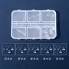 Aretes Invisibles Transparentes de Resina, Barras para Oreja, Tapones para Oreja de Bola Redonda, Palillos para Oreja, Juego de 6 Piezas, Palillos para Cuidado de Perforaciones, Accesorios para Oreja Antiobstrucción