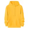 Sudadera Casual con Capucha de Color Sólido para Hombre con Cuello Solapa, de Felpa, Manga Larga, Tendencia Casual, En Stock, Primavera, Otoño, Invierno 2026