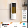 Dispensador de jabón de pared, Botella dispensadora de gel antibacterial tipo prensa para fregadero de cocina sin taladro, Soporte para champú, Soporte para gel de ducha, No requiere clavos