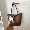Bolsa feminina estilo coreano 2026 verão-outono nova com padrão trançado elegante, bolsa tote de grande capacidade, simples, para o dia a dia de mulheres