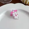 Pendant Plano de Pan de Acrílico de Dibujos Animados de Verduras Lindo Clip de PP Colgante para Mochila Escolar Regalo