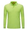 Camisa POLO de manga larga con solapa CVC, ropa de grupo, ropa de trabajo, ropa de clase, color sólido, combina con todo, logotipo imprimible, unisex