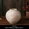 Vaso de Cerâmica Estilo Wabi-Sabi Retrô para Entrada de Casa, Gabinete de TV, Pote Manchado de Grés Antigo, Decoração para Arranjo de Flores de Pousada, Enfeites