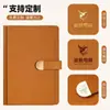 2025 Novo Estilo Caderno com Textura de Couro Fivela Caderno de Alto Valor A5 Livro de Registro para Reuniões de Escritório