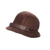 Sombrero de Pescador Vintage de Pana Maillard para Mujer, Nuevo Sombrero Retro Estilo Japonés Otoño/Invierno 2026, Sombrero de Cubo Adelgazante