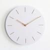 Reloj de pared de madera MDF, redondo, de madera, para sala de estar, dormitorio, silencioso, de 12 pulgadas