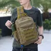 Bolsa para señuelos de pesca al aire libre transfronteriza, mochila táctica de doble uso de gran capacidad, bolsa ligera para viajes de montañismo