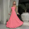 Vestido de Noche para Mujer Estilo Europeo y Americano Transfronterizo de Amazon Nueva Moda Versátil Estilo Chica Popular Vestido Sexy de Tirantes Burdeos