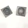 Ralo de Chão Cinza Galvanizado, Aço Inoxidável à Prova de Odores, Grande Vazão para Banheiro, Banheiro, Box de Banho, Ralo de Máquina de Lavar, À Prova de Insetos e Odores