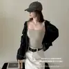 Chaleco Térmico Acrílico Dongdaemun 8920 Versión Mejorada Corte Ajustado Para Usar por Dentro y por Fuera con Almohadillas en el Pecho Camisola para Mujer