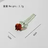 Artesanato Requintado Tulipa Vidro Flor Pura Feito à Mão Arranjo de Flores Artificiais Flor Preservada Arte Criativa Ornamento de Mesa