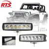 Luz de trabalho LED para carro 18W luz modificada para motocicleta luz para para-choque dianteiro de veículo off-road luz lateral de caminhão
