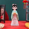 Traje Tang antiguo corazón de niña edad floreciente Fanghua muñeca niña de mano para enviar regalos de cumpleaños a novias regalos de decoración de escritorio