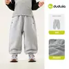 Chegada Nova 10% de DescontoColeção de Calças Forradas com LãCalça Longa Infantil Dudu Home Calça Esportiva Infantil de Inverno Meninas