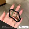 Novo Grampo de Cabelo Nuvem Acessórios de Cabelo para Cabelos Quebrados na Parte de Trás da Cabeça, Clipe BB Metálico Vazado Sem Costura Penteado para Franja