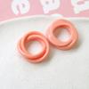 Anillo Geométrico Espiral Cortado Colorido Dulce Accesorios Acrílicos DIY Pendientes Pasador Material para Funda de Teléfono Móvil Venta al por Mayor