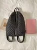 Nova Moda Outono 2026 Mochila de Commuter Feminina Padrão Clássico de Diamante Grande Capacidade Mochila Casual Mochila de Viagem