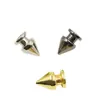 8x 12mm aleación de zinc percutor bala cónico cuero puntiagudo tornillo decorativo remache punk hembra clavo puntiagudo