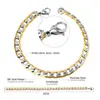 Cadena Lisa Transfronteriza Europea y Americana con Patrón de Estrella Interna de 6-10 mm, Pulsera Personalizada Estilo Hip-Hop, Fabricante de Joyería de Cadena de Acero Inoxidable
